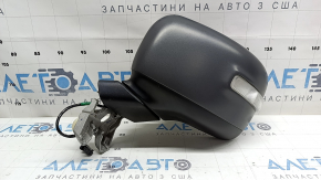 Зеркало боковое левое в сборе Jeep Renegade 19-23 7 пинов, поворотник, подогрев, структура