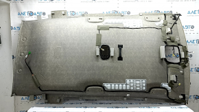 Обшивка потолка Hyundai Tucson 22-26 без люка, серая, заломы, под химчистку