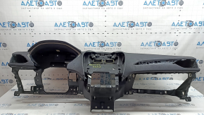Торпедо передняя панель с AIRBAG Lincoln MKZ 13-20 черная кожа