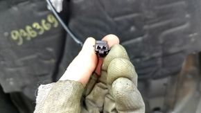 Husă pernă scaun pasager Jeep Renegade 19-22, piele neagră cu cusături roșii, Trailhawk, încălzită