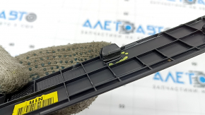 Prag exterior ușă dreapta față negru pentru Hyundai Tucson 22-26, elemente de fixare rupte, zgârieturi, plastic alb