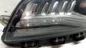 Фара передняя левая голая Lincoln MKZ 17-20 level 7, LED, без блоков, треснут корпус, нет фрагментов, песок, скол на стекле, сломаны крепления