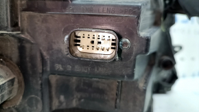 Фара передняя левая голая Lincoln MKZ 17-20 level 7, LED, без блоков, треснут корпус, нет фрагментов, песок, скол на стекле, сломаны крепления
