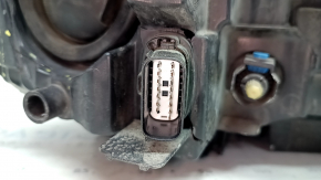 Фара передняя левая голая Lincoln MKZ 17-20 level 7, LED, без блоков, треснут корпус, нет фрагментов, песок, скол на стекле, сломаны крепления