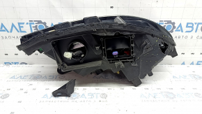 Фара передняя левая голая Lincoln MKZ 17-20 level 7, LED, без блоков, треснут корпус, нет фрагментов, песок, скол на стекле, сломаны крепления