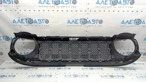 Решетка радиатора grill в сборе Jeep Renegade 19-23 черный, графит вставки, Trailhawk, царапины, скол
