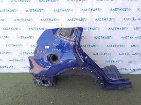Четверть крыло задняя правая Nissan Rogue 14-20 под BSM, отпилена, синяя