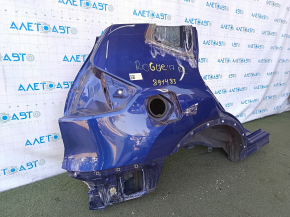 Четверть крыло задняя правая Nissan Rogue 14-20 под BSM, отпилена, синяя