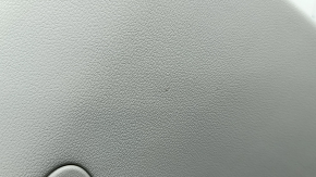 Panou decorativ ușă spate stânga Hyundai Tucson 22-26 negru cu inserție din material textil negru, cotieră neagră, garnitură cromată cu negru lucios, cu mâner, zgârieturi, uzat