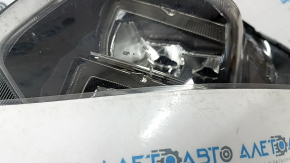 Фара передняя левая Hyundai Tucson 22-26 LED с MFR, без кронштейна, после ремонта, сломаны крепления, пробит корпус, царапины