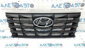 Решетка радиатора grill в сборе Hyundai Tucson 22-26 без камеры, царапины