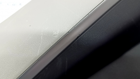 Ornamente laterale consolei centrale dreapta spate pentru Hyundai Tucson 2022-2026, negre cu gri și cromate, tip 1, zgârieturi, plastic alb