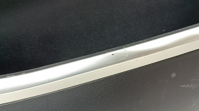 Ornamente laterale consolei centrale dreapta spate pentru Hyundai Tucson 2022-2026, negre cu gri și cromate, tip 1, zgârieturi, plastic alb