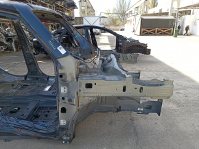 Panou lateral dreapta față Jeep Renegade 15-23 Trailhawk, albastru, prag îndoit