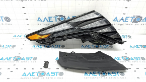 Дневной ходовой огонь DRL в сборе правый Hyundai Tucson 22-26 LED, серый, пробит корпус, сломано крепление, сломаны крепления накладки
