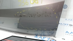 Дверь багажника голая со стеклом Hyundai Tucson 22-26 Korea, тонировка, серебро R2T, вмятины