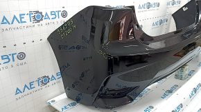 Бампер задний голый Lexus CT200h 14-17 без парктроников, черный, царапины