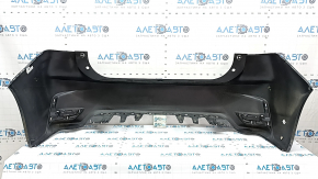 Бампер задний голый Lexus CT200h 14-17 без парктроников, черный, царапины