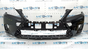 Bara față Lexus CT200h 14-17, fără senzori de parcare și ștergătoare faruri, neagră