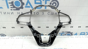Накладка руля VW Jetta 22-26 хром с черной глянцевой накладкой