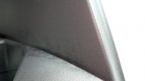 Ornamente ușă, spate stânga, VW Jetta 19-26, negre cu inserție din plastic negru, cotieră din piele, zgârieturi