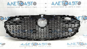 Решетка радиатора grill Mazda 3 19-26 4d матовая черная
