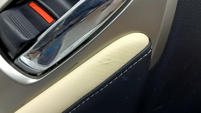 Panou ușă spate stânga pentru Lexus CT200h 14-17, piele neagră și bej
