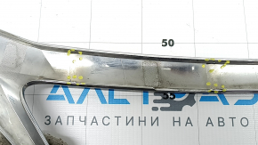 Хром накладка решетки радиатора grill Lexus CT200h 14-17 хром, сломаны крепления