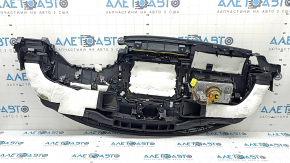 Торпедо передняя панель с AIRBAG Lexus CT200h 14-17 черная без монитора