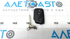 Ключ smart key Lexus CT200h 11-17 3 кнопки, тычки, полез хром