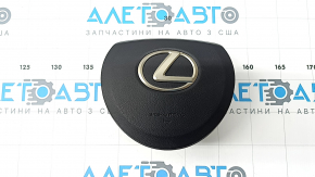 Подушка безопасности airbag в руль водительская Lexus CT200h 14-17 черная, царапины