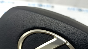 Подушка безопасности airbag в руль водительская Lexus CT200h 14-17 черная, царапины