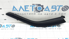 Ornamente consolă centrală din piele neagră pentru Lexus CT200h 14-17, partea dreaptă sus