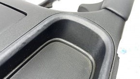 Накладка центральной консоли подстаканник Lexus CT200h 14-17 черная, с прикуривателем, царапины, под чистку