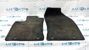 Set covorașe din material textil pentru Lexus CT200h 11-17, negre, curățabile chimic, uzate pe partea șoferului