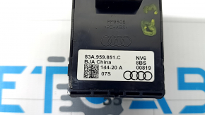 Управление стеклоподъемником передним левым Audi Q3 83A 19-25 хром с защитой детей, тычки