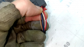 Зеркало боковое левое VW Jetta 19-23 5+2 пинов, BSM, подогрев, синее