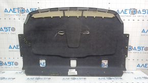 Полка задняя Ford Fusion mk5 13-16 тип 1 бежевая, заломы, под химчистку, потертости, без заглушек