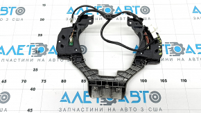 Кнопки управления на руле Lexus CT200h 14-17 черные с бежевым, царапины