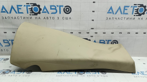 Ornamente laterale banchetă dreapta spate pentru BMW X3 G01 18-21, piele bej, curățabil chimic