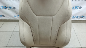 Водительское сидение BMW X3 G01 18-21 с airbag, с подголовоником, электро, подогрев, кожзам бежевое, под химчистку