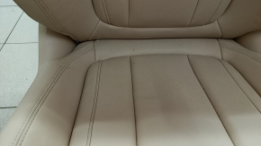 Пассажирское сидение BMW X3 G01 18-21 с airbag, с подголовоником, электро, подогрев, кожзам бежевое, под химчистку