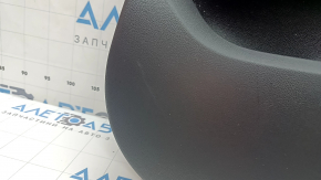 Ornamente ușă, față dreapta, BMW X3 G01 18-21, piele bej, inserție piele bej, cusături gri, inserție lemn cromat Perlglanz stejar închis, cu mâner, cu buton de blocare, zgârieturi, necesită curățare