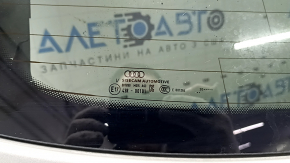 Дверь багажника голая со стеклом Audi Q3 83A 19-25 тонировка, графит LX7G, с трапецией и поводком, царапины на стекле, тычки