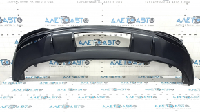 Губа заднего бампера Audi Q3 83A 19-21 черный хром, матовый, S-Line, вмятины, царапины