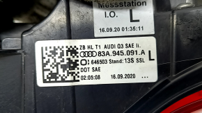 Фонарь внешний крыло левый Audi Q3 83A 19-25 LED