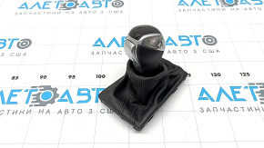 Ручка АКПП Audi Q3 83A 19-25 кожа черная с хромом, царапины