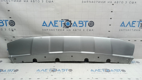Нижняя накладка переднего бампера BMW X3 G01 18-21 без молдинга, серая, X-Line, царапины