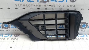 Решетка переднего бампера левая Audi Q8 19-23 структура под парктроник