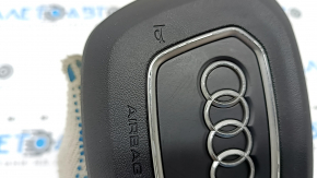 Подушка безопасности airbag в руль водительская Audi Q3 83A 19-25 черная, полез хром, царапины